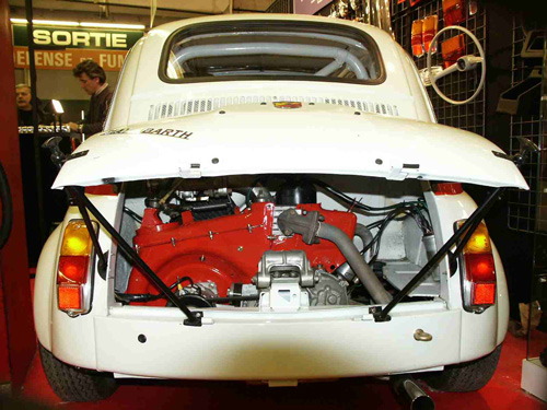 Abarth 695SS as seen from the business end