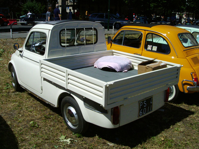 Francis Lombardi Camioncino This 500 Giardinierabased pickup was built by 