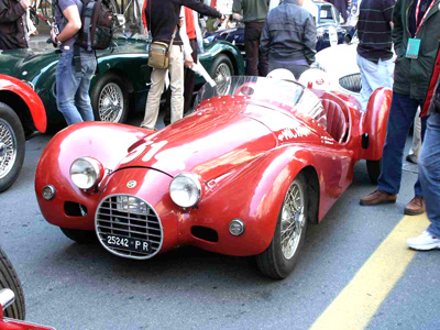 Stanguellini's early cars were very competitive with the new Tipo 125 