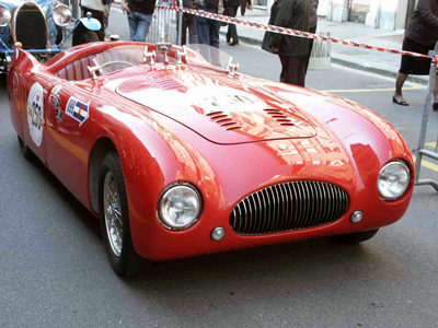 Although listed as a 1949 model this Cisitalia MM is virtually identical to