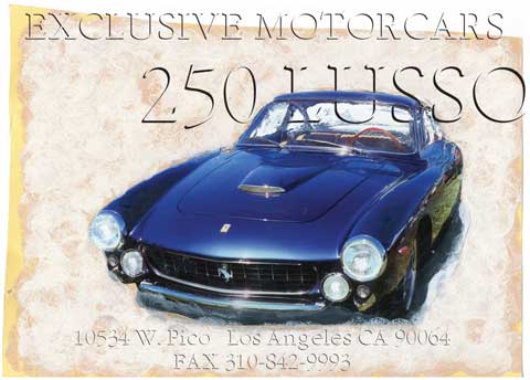 ago who was a CanAm racer who had just bought a Ferrari 250GT Lusso