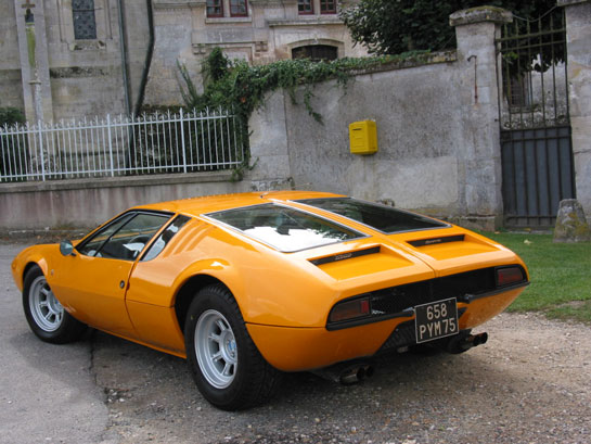 Roland Jaeckel who distributes De Tomaso parts for Europe fully restored the