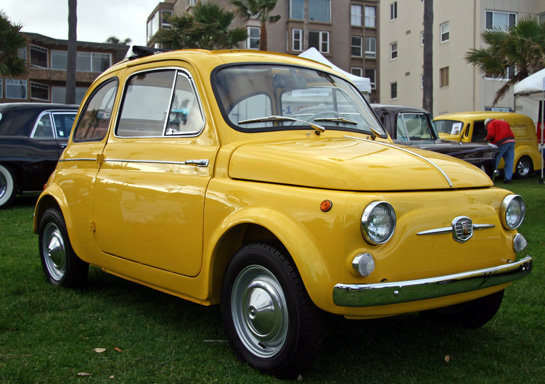The Micro Cars class was won by an outstanding 1964 Fiat 500D owned by 